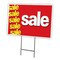 Signmission Sale Yard Sign & Stake outdoor plastic coroplast window, C-1216-DS-Sale C-1216-DS-Sale - alternate 1
